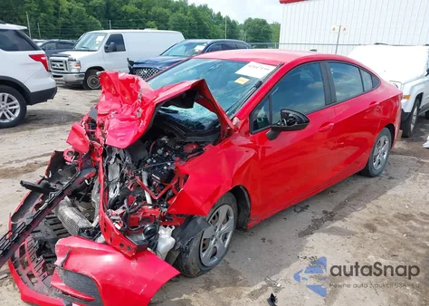 2016 Chevrolet Cruze Ls Auto из США, поврежденный, VIN 1G1BC5SM8G7258158